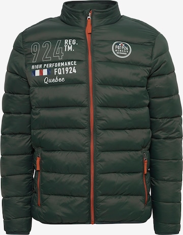 FQ1924 Between-Season Jacket 'Arnvid' in Green: front