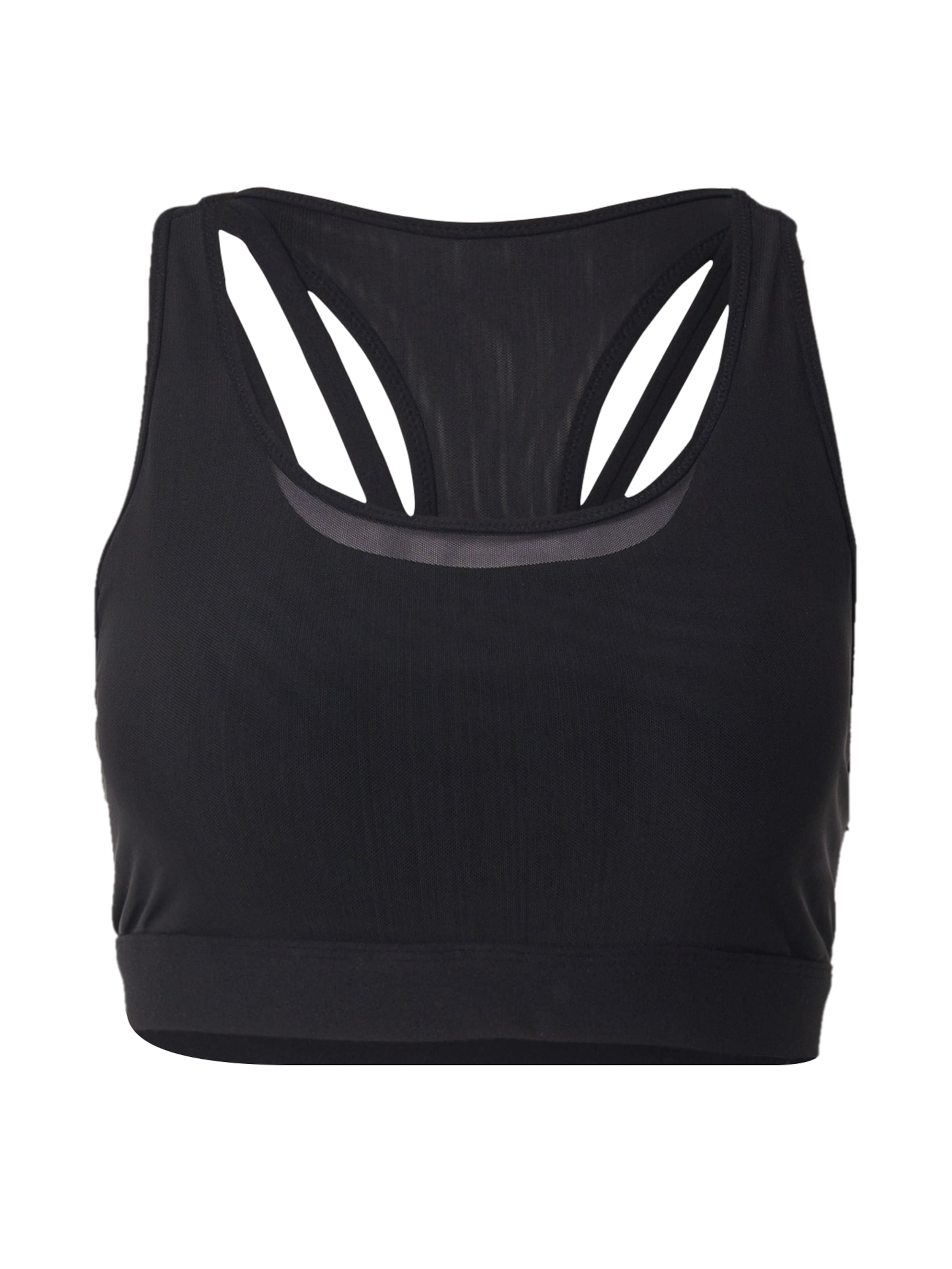 Fabletics Bustier Sportsoverdel i sort: forside