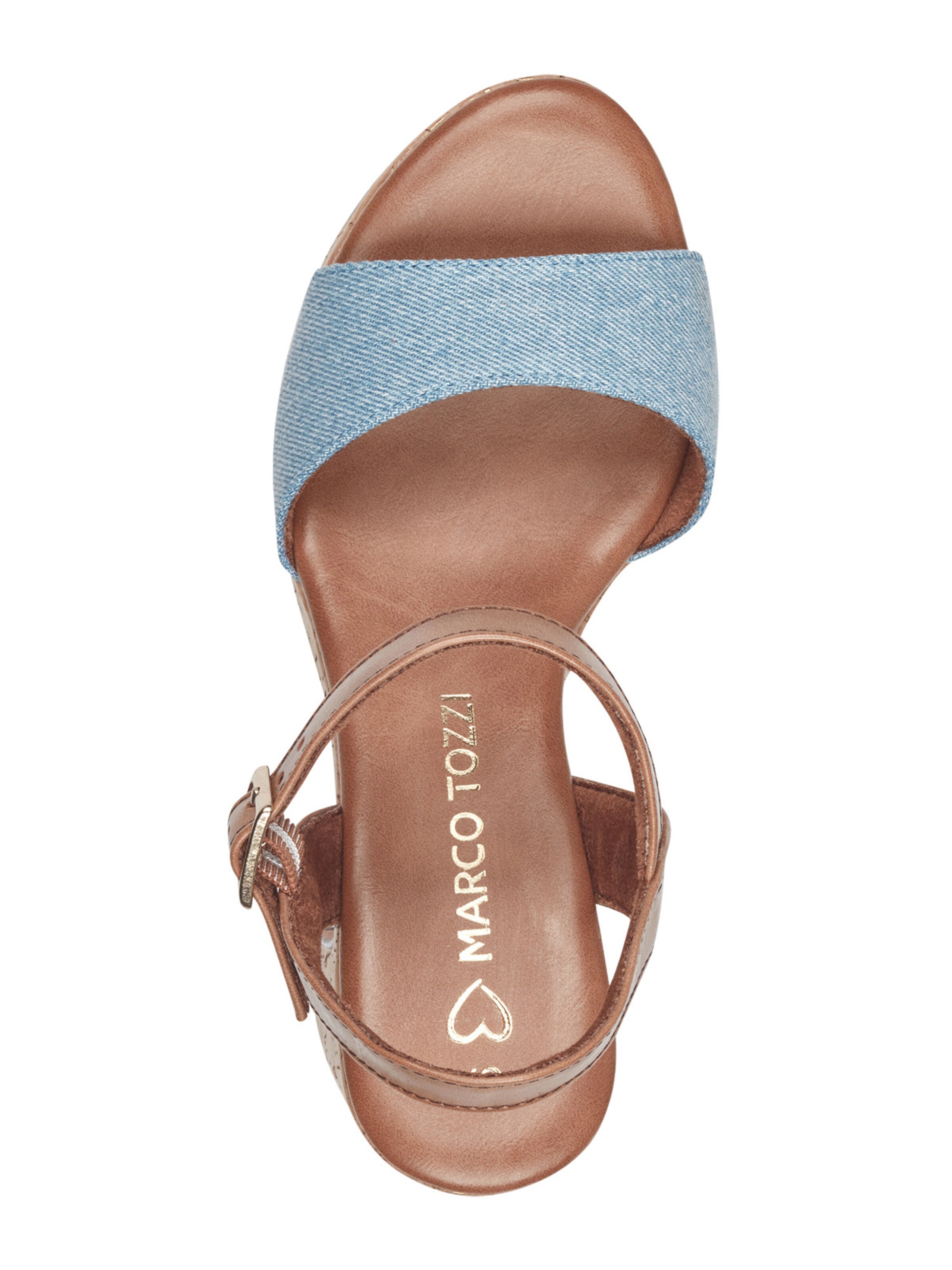 MARCO TOZZI Sandály – modrá