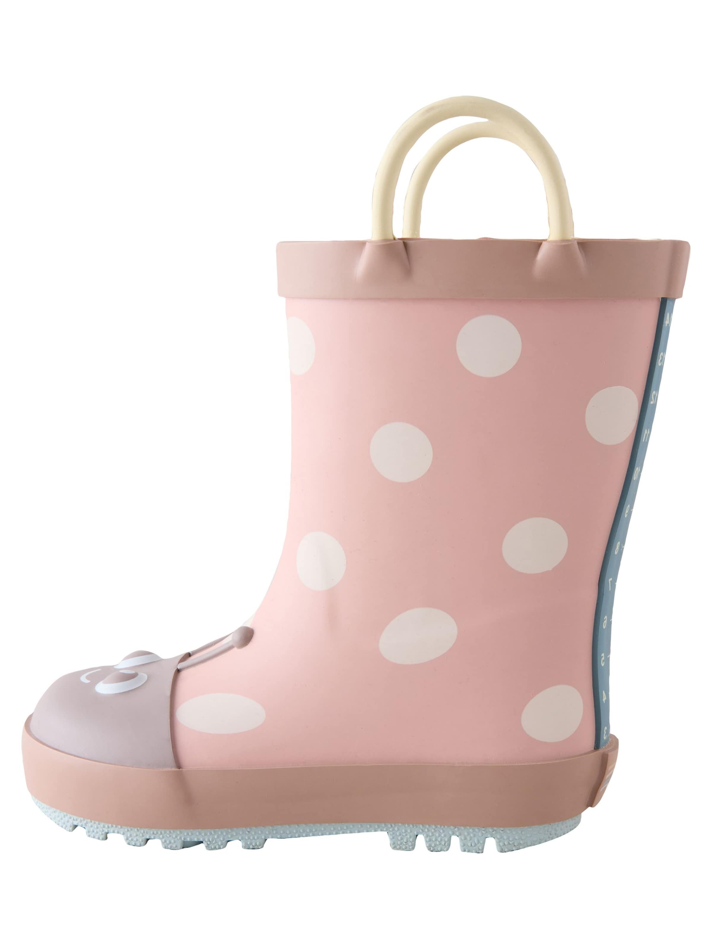 Bottes en caoutchouc Next en rose : devant