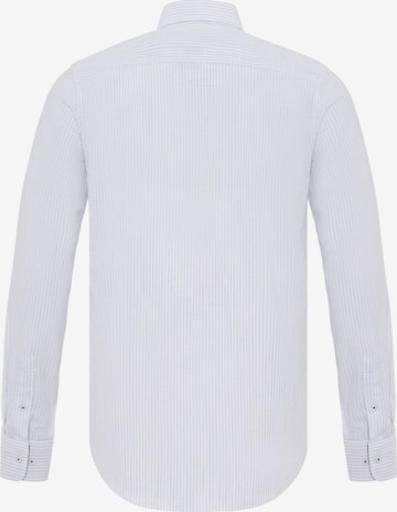 DENIM CULTURE Regular Fit Skjorte 'ANTOINE' i hvit