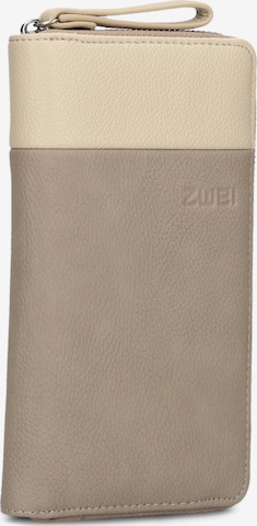 ZWEI Wallet 'EVA EV2' in Beige: front