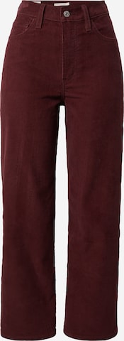 LEVI'S ® Kalhoty 'Ribcage Straight Ankle' – červená: přední strana