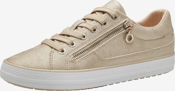 s.Oliver Sneakers laag in Beige: voorkant