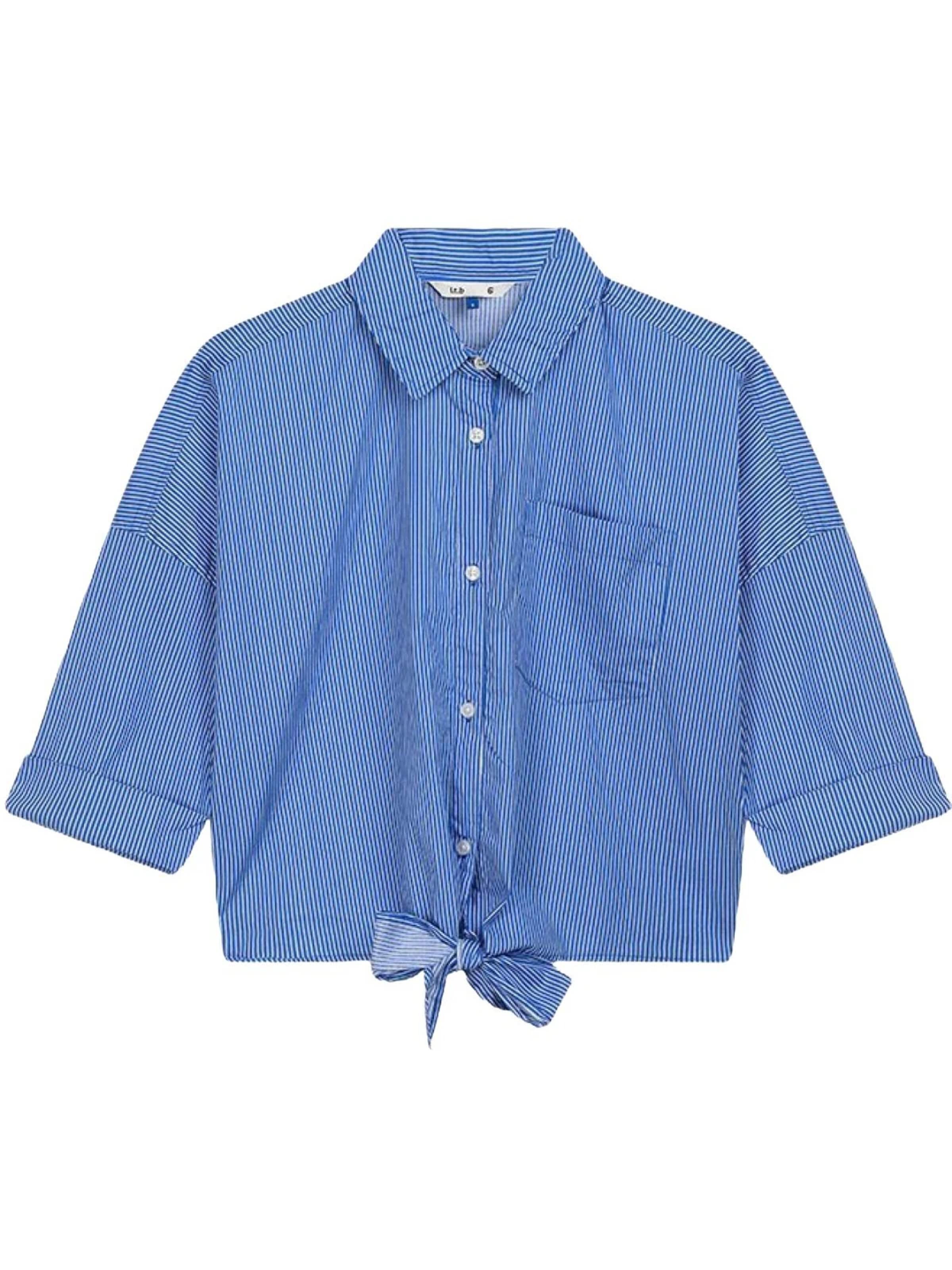 Maglietta 'Cropped Striped Shirt' di LTB Jeans in blu