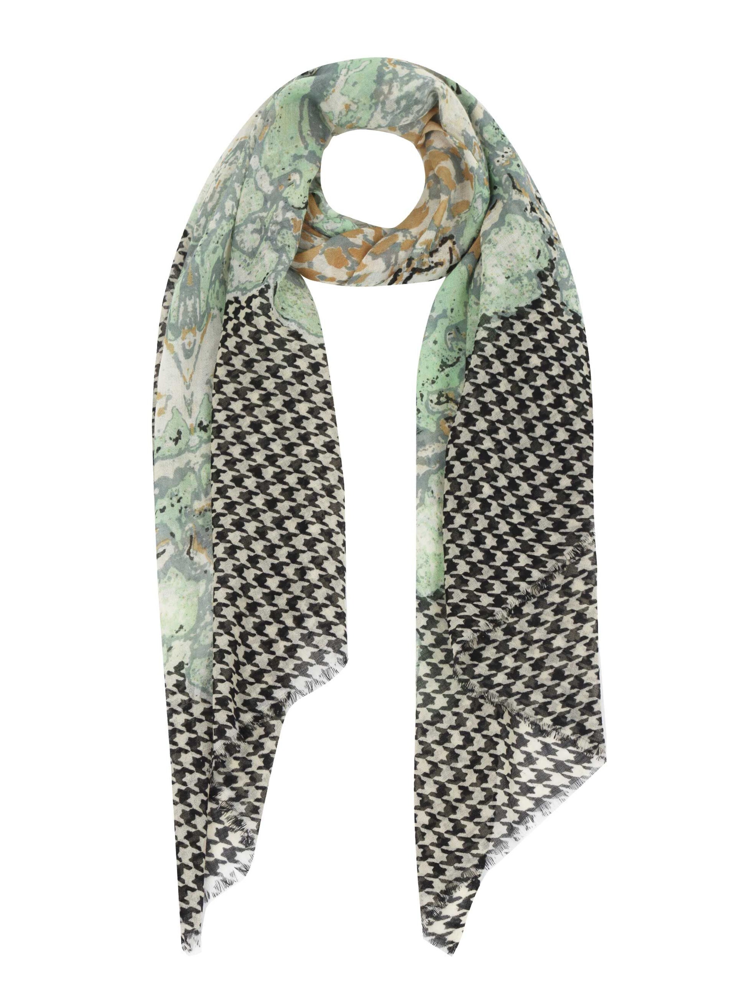 SAMAYA Scarf 'Canee' in Green: front