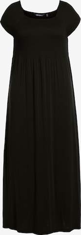 Robe d’été Ulla Popken en noir : devant