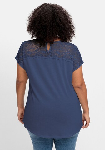 SHEEGO Bluse in Blau