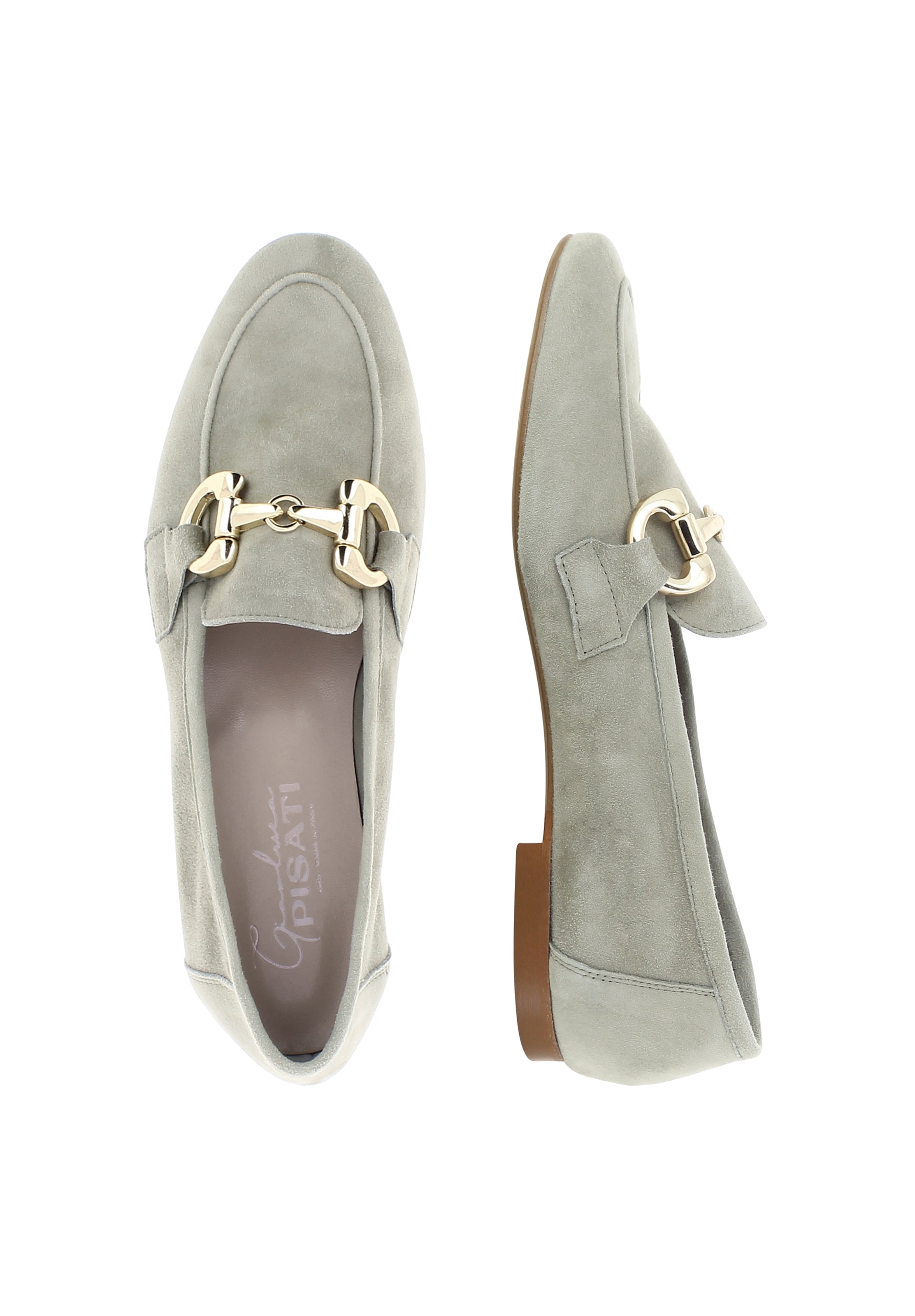 Frauen Halbschuhe Gianluca Pisati Slipper 'Zea' in Grau - FL08341 Frauen Halbschuhe Gianluca Pisati Slipper 'Zea' in Grau - FL08341