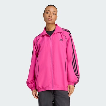 ADIDAS ORIGINALS Демисезонная куртка 'Teamgeist Adicolor' в Ярко-розовый: спереди