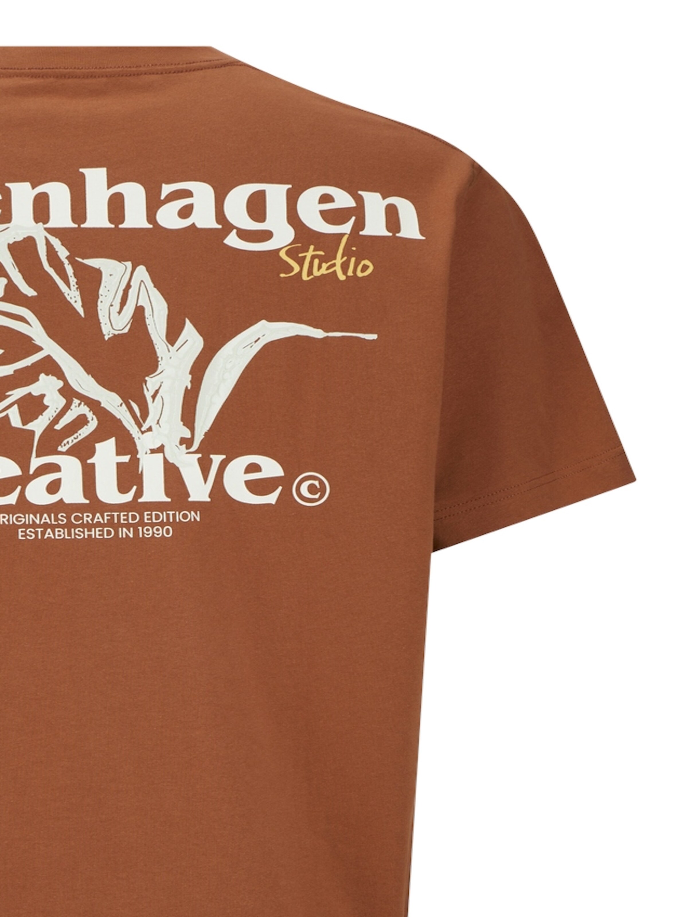 Maglietta 'Paros' di Jack & Jones Junior in marrone