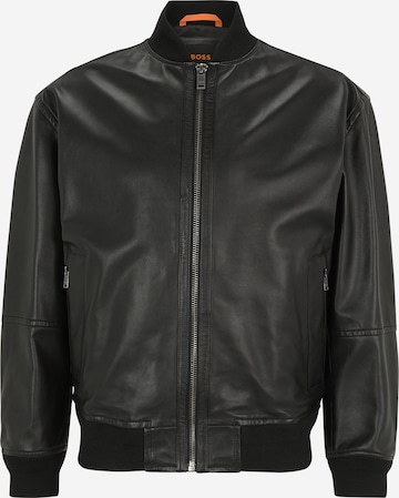 BOSSPrijelazna jakna 'Jobrice' - crna boja: prednji dio