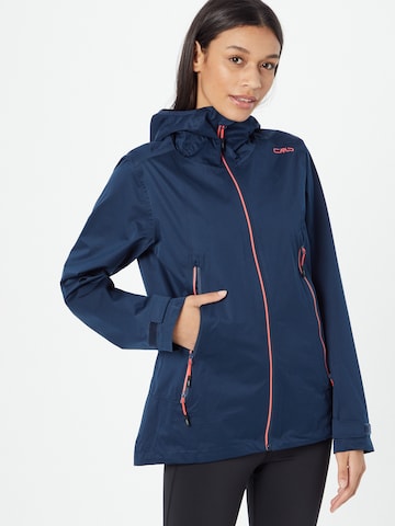 Veste outdoor CMP en bleu : devant