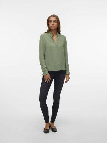 VERO MODA Bluse i grøn