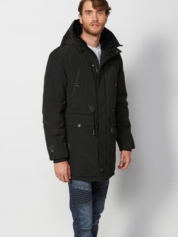 KOROSHI Parka in Schwarz