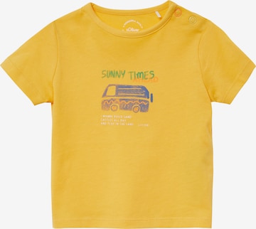 s.Oliver Shirt in Gelb: Vorderseite