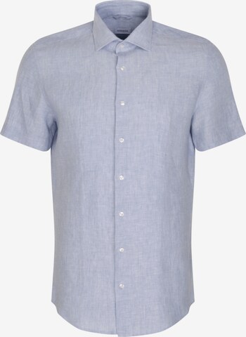 Coupe regular Chemise SEIDENSTICKER en bleu : devant