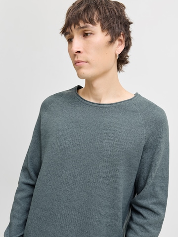 JACK & JONES Regular fit Sweater 'JJEHILL' in Blue