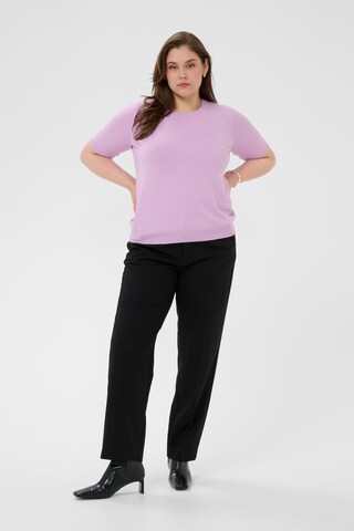 KAFFE CURVE - Jersey 'Lizzy' en lila