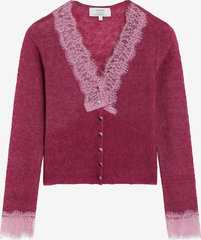 Scalpers Pink Cardigan ' ' in S in rot / burgunder, Produktansicht