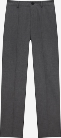 Loosefit Pantaloni con piega frontale di Pull&Bear in grigio: frontale