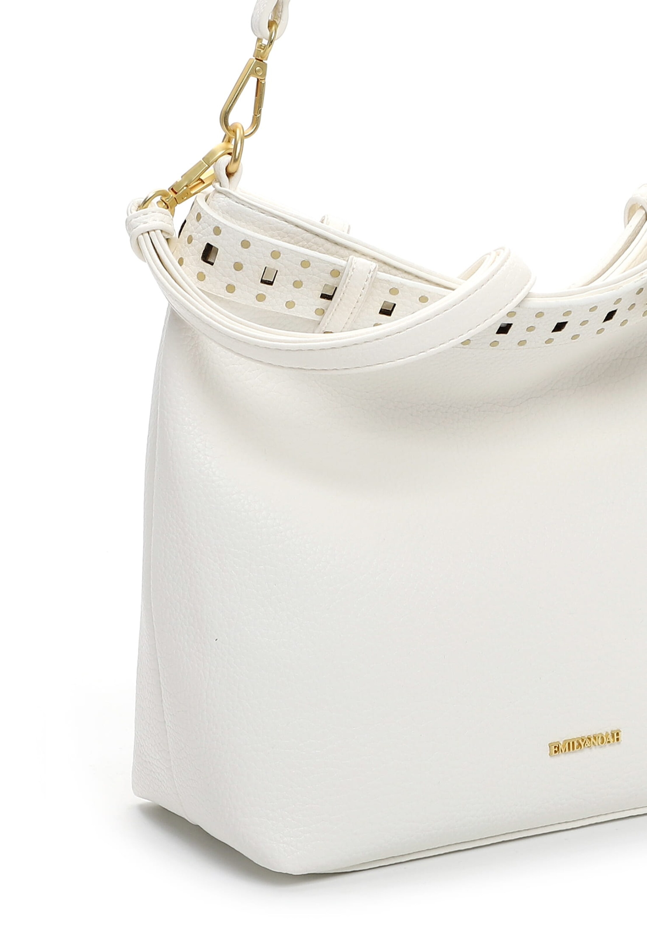 Borsa a spalla 'Justine' di Emily & Noah in bianco