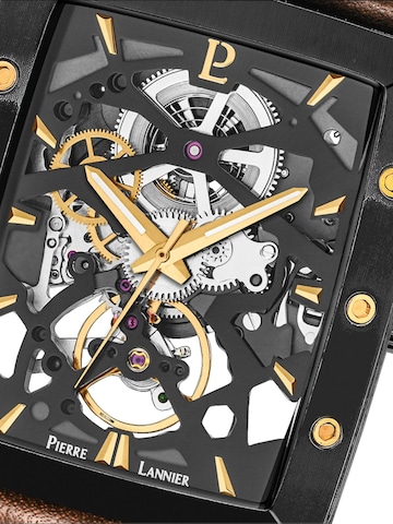 Pierre Lannier Analogové hodinky 'Automatic watch Hector' – černá