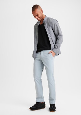 H.I.S Regular fit Business Shirt in Grey