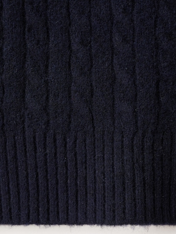 MANGO Gebreid vest in Blauw
