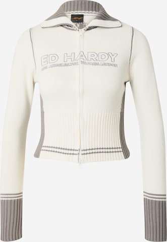 Ed HardyKardigan - bijela boja: prednji dio