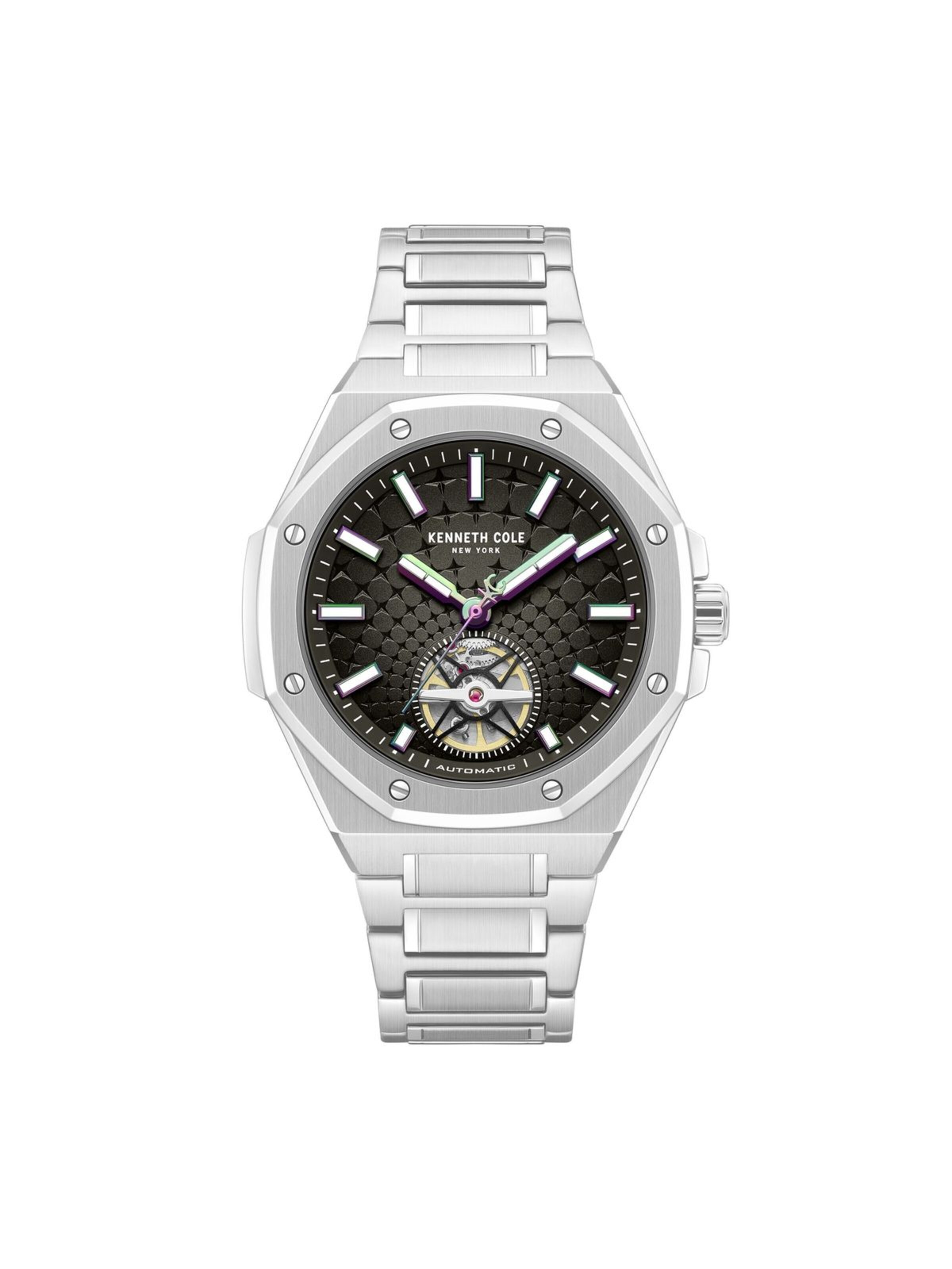 Kenneth Cole Analoog horloge in Grijs: voorkant
