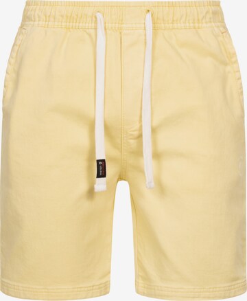 Pantalon 'Kendari' INDICODE JEANS en jaune : devant