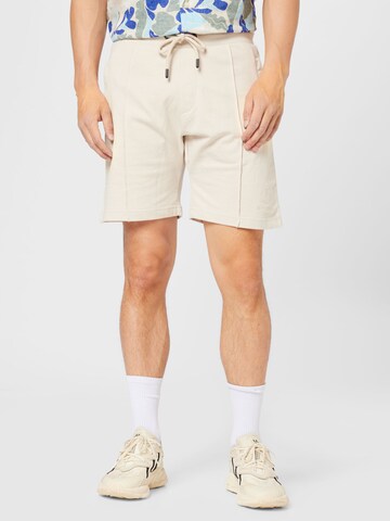 Key Largo Regular Trousers 'Heat' in Beige: front