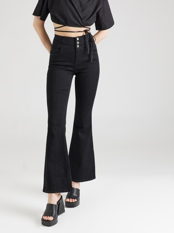 ONLY Flared Jeans 'CHERYL' in Black: front