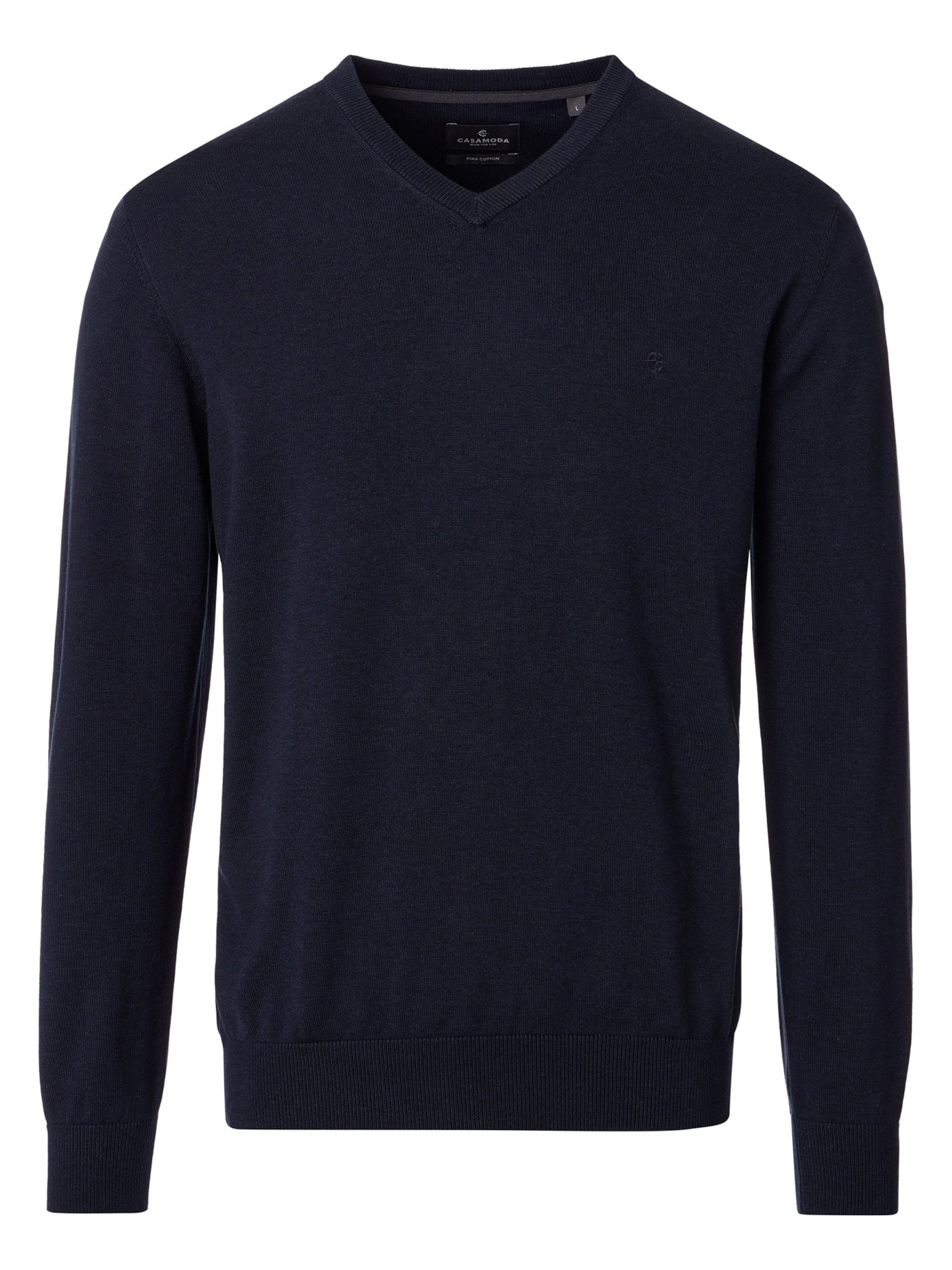 CASAMODA Sweater 'Basic' in Blue: front