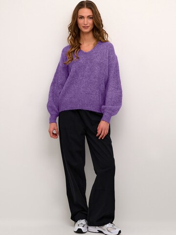 Kaffe Sweater 'Sarla' in Purple