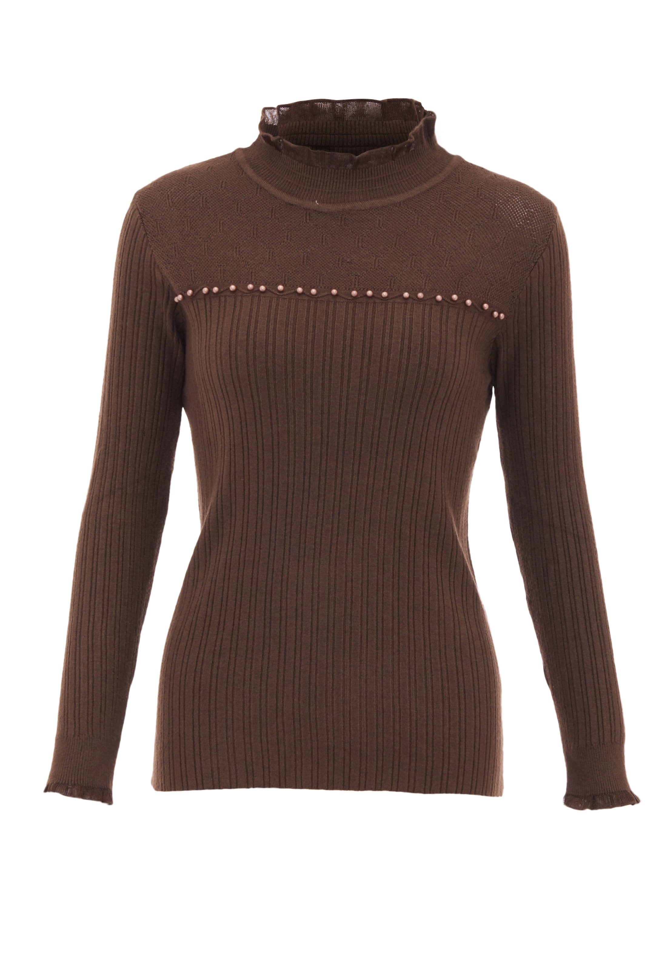 CARNEA Sweater in Brown: front
