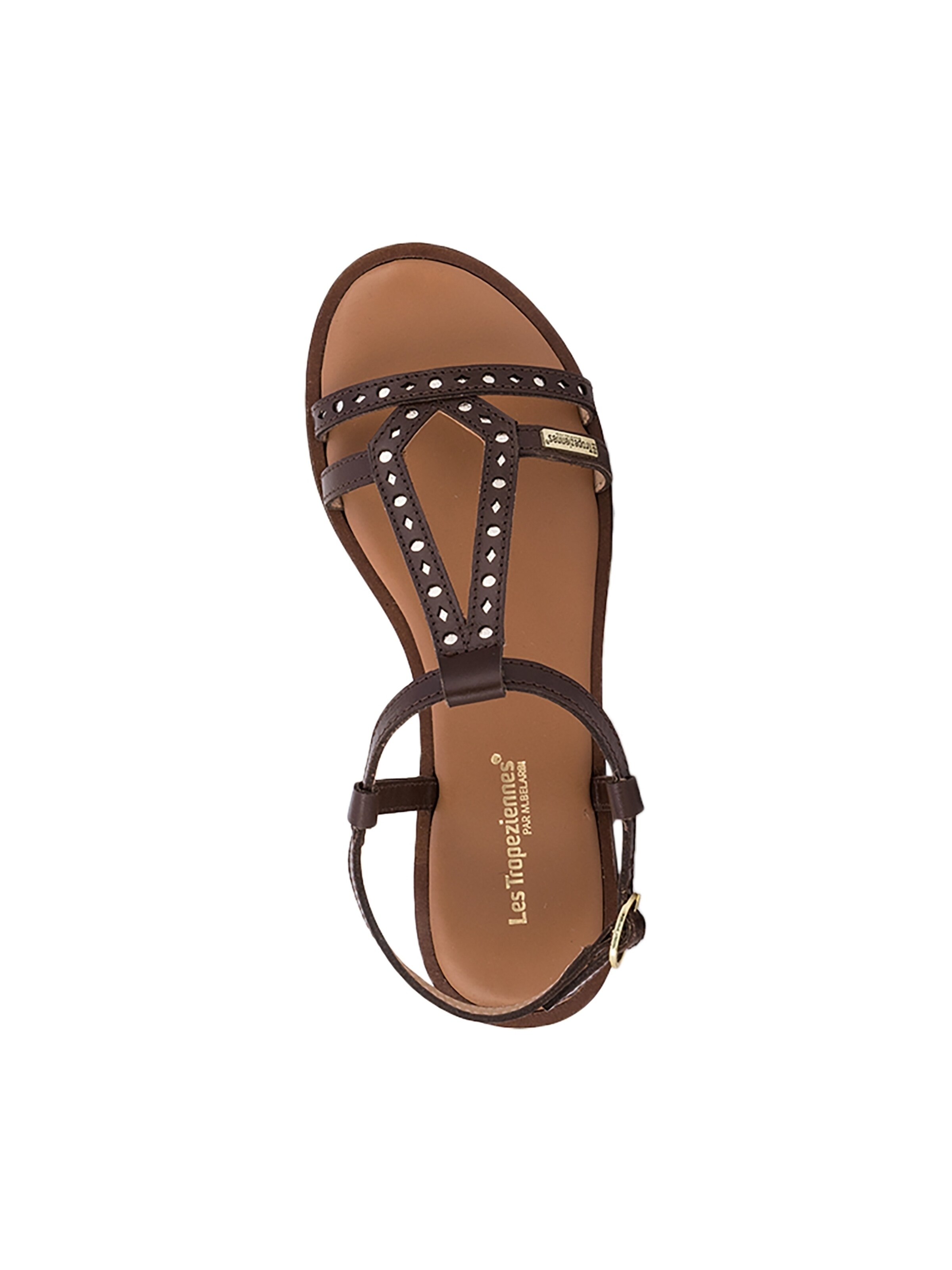 Sandales 'Helectra Ledersandalen' Les Tropéziennes en marron