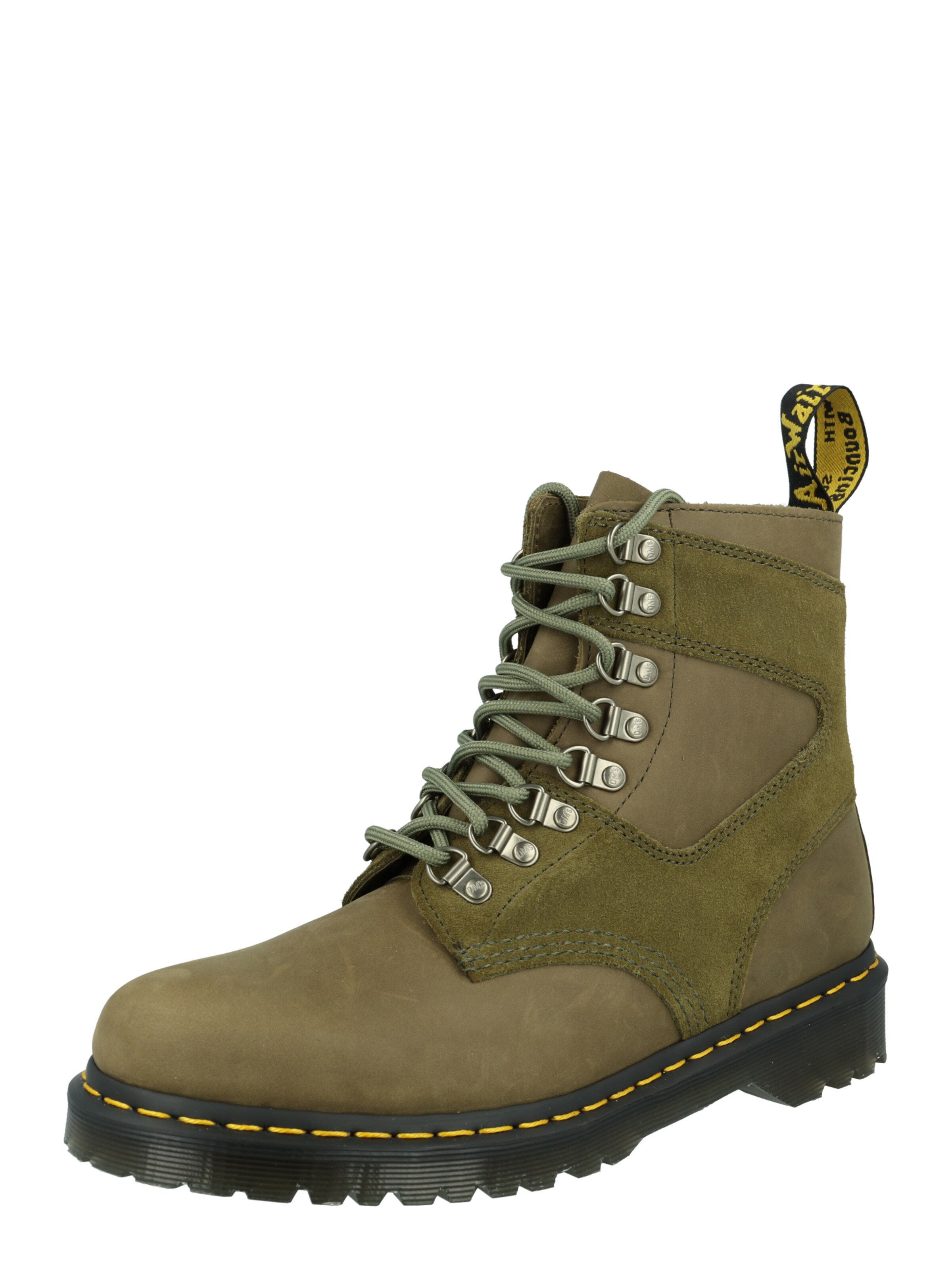 Dr. Martens Μπότες με κορδόνια 'Pascal' σε πράσινο: μπροστά