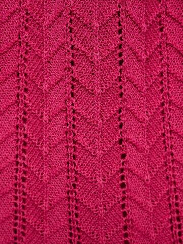 MANGO Knitted top 'CANARIO' in Pink