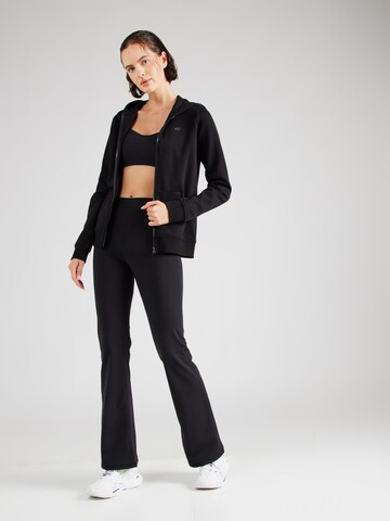 4F Sportsweatjacke in Schwarz