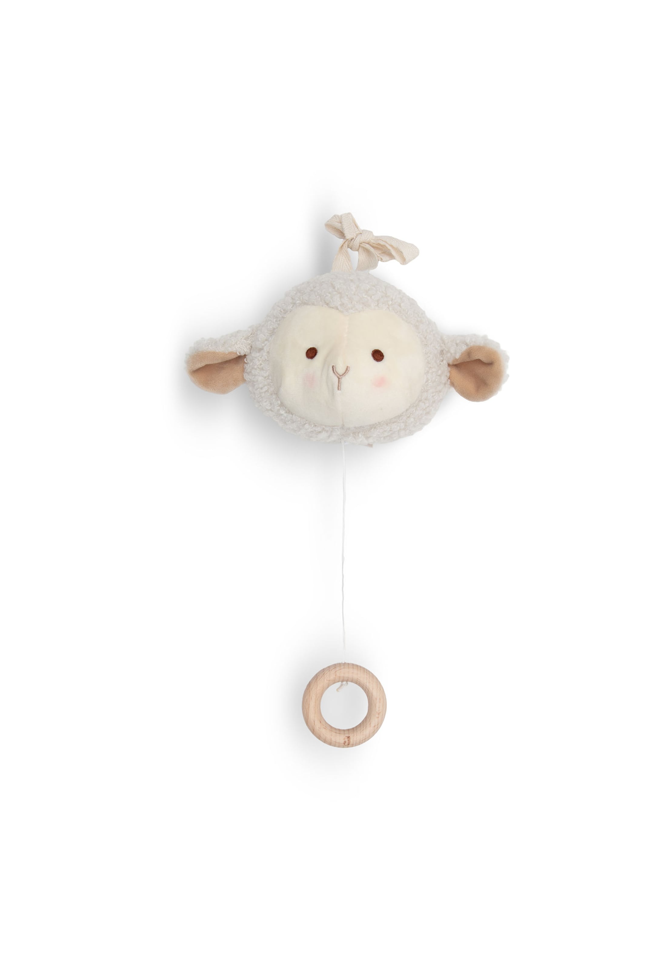 Jollein Spel 'Sheep Sonny' in Wit: voorkant