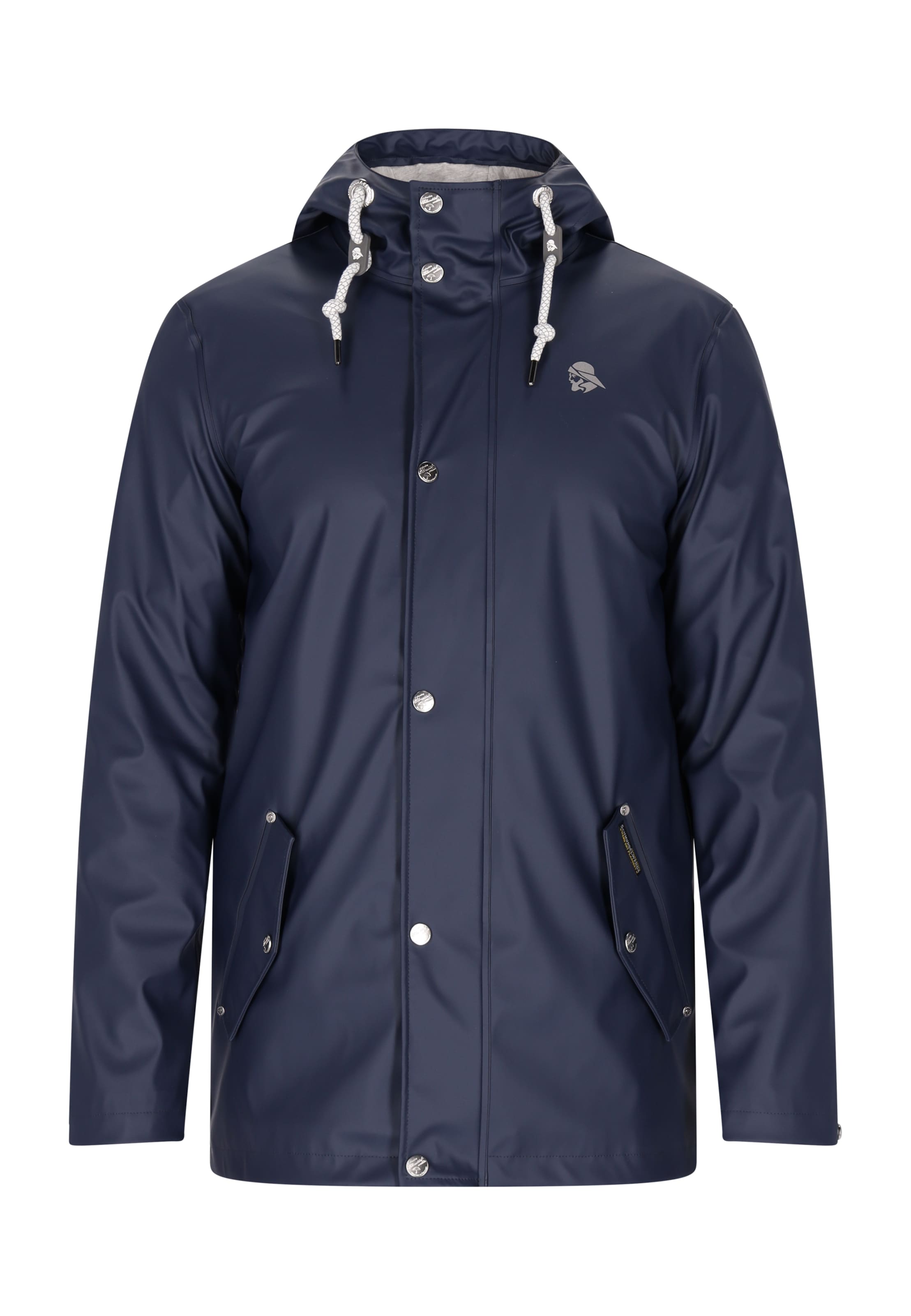 Schmuddelwedda - Chaqueta de entretiempo en azul: frente