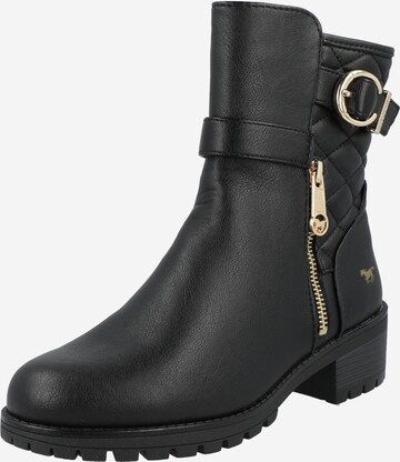 MUSTANG Ankle Boots in Black: front