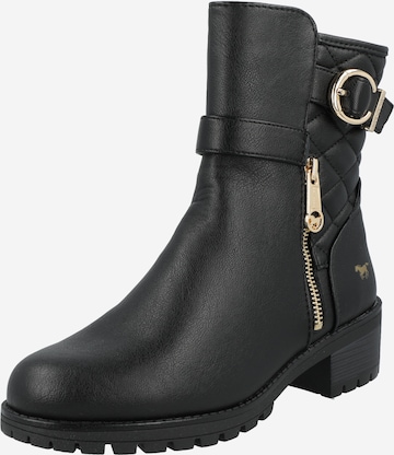 MUSTANG Ankle Boots in Black: front