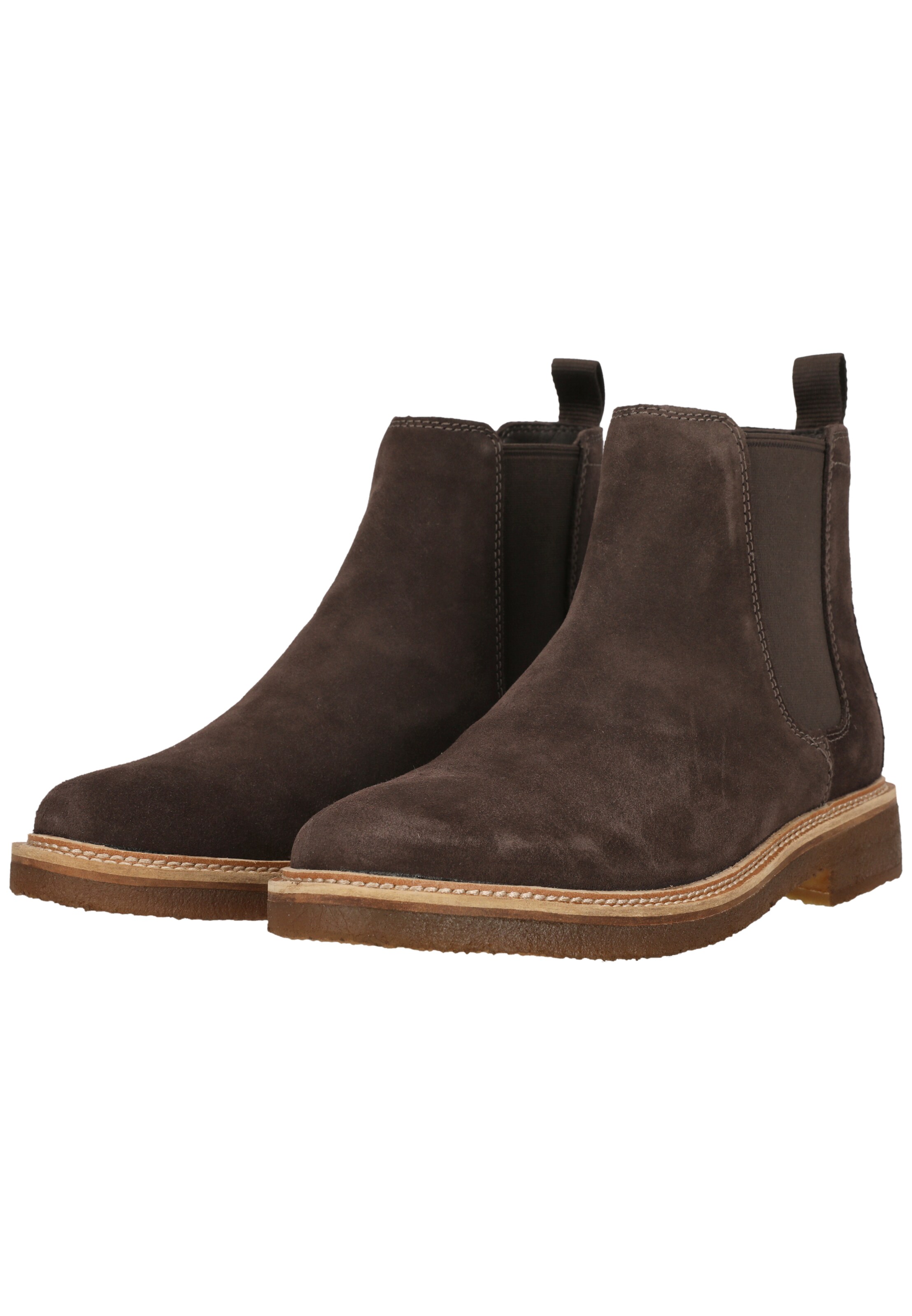 CLARKS Laarzen 'Clarkdale Easy Dark Brown Suede' in Bruin