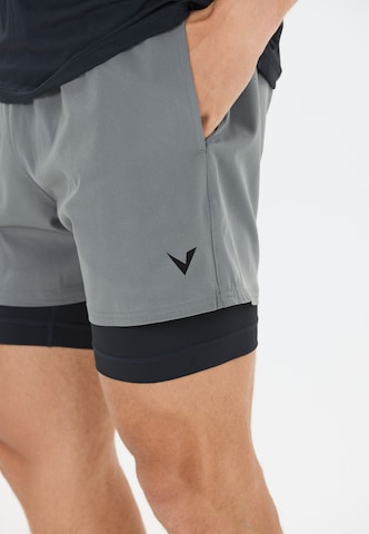 Virtus Regular Workout Pants 'Zayne V2' in Grey