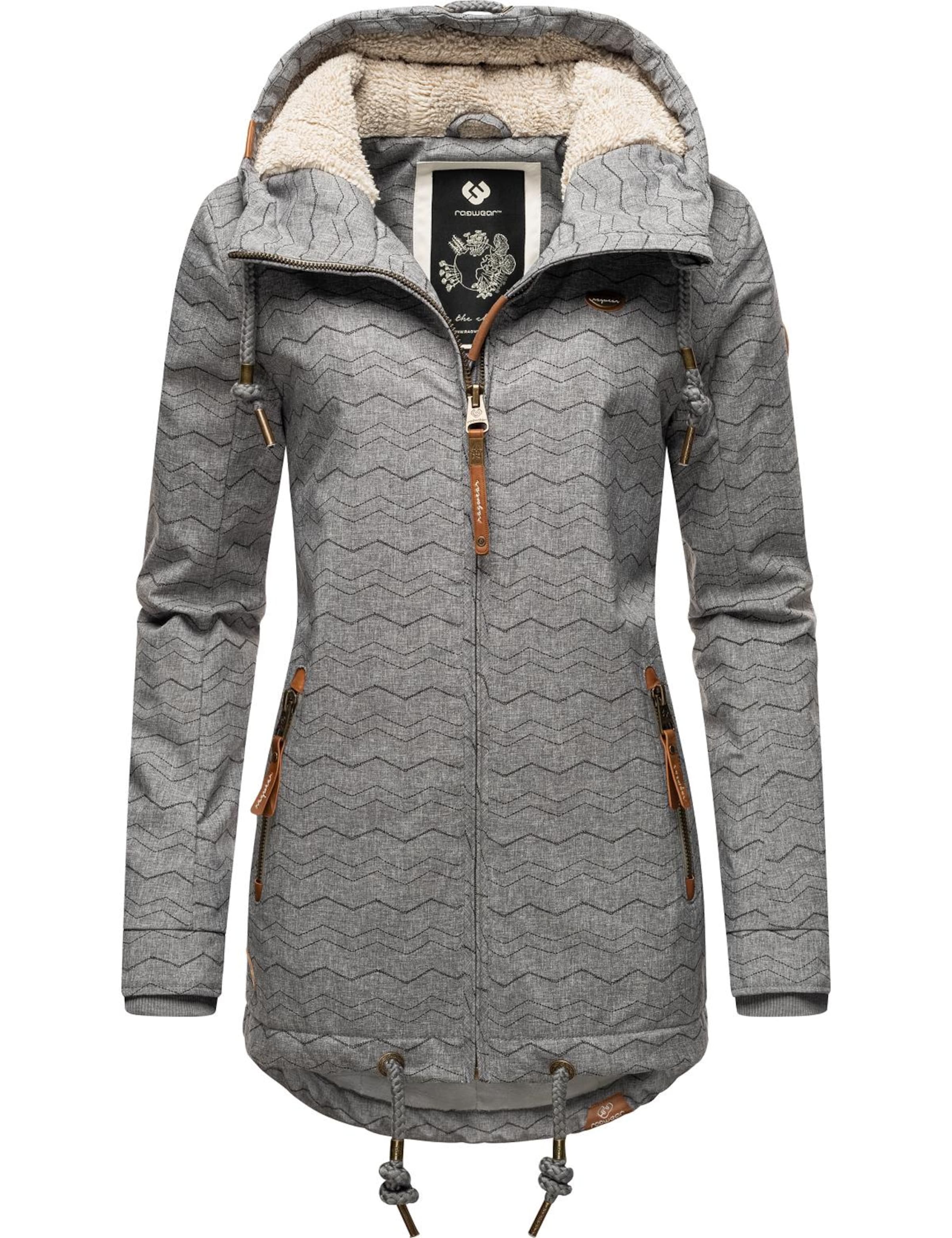 Ragwear Winterjas 'Zuzka' in Grijs