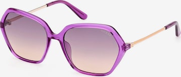 Occhiali da sole di GUESS in lilla: frontale