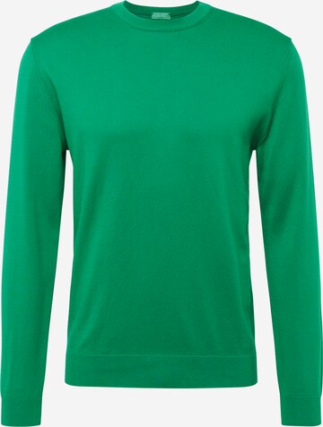 Coupe regular Pull-over UNITED COLORS OF BENETTON en vert : devant